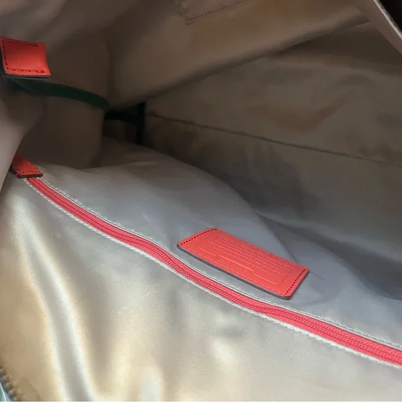 Coach 25304 Soft Legacy Pebbled Leather Rory Satchel Midnight Navy - Picture 3 of 11